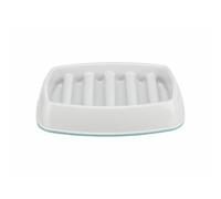 Trixie Slow Feeding Comedero, plástico, Gris, 0,25l/21 × 14 cm