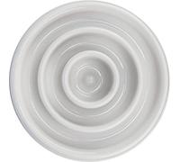 Trixie Slow Feeding Comedero, plástico, Gris, 0,45 l/ø 23 cm