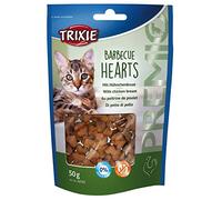 TRIXIE Snack Barbecue Hearts, para Gato, 50 g