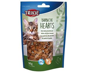 TRIXIE Snack Barbecue Hearts, para Gato, 50 g