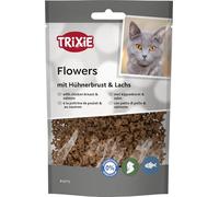 Trixie Snack Flowers para Gatos con Ingredientes seleccionados, 50 g, deliciosas golosinas para Gatos con pechuga de Pollo y salmón - 42773