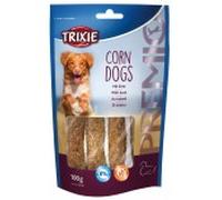 Sticks de maíz con pato y cuero para perro - Trixie PREMIO Corn Dogs - Cantidad: 100 g