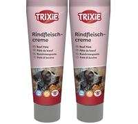 TRIXIE Snack Premio Crema de Ternera, 110 g, Perro (Paquete de 2)