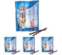 TRIXIE Snack Premio Quadro-Sticks, Salmón-Trucha, 5 × 5 g, Gato (Paquete de 4)