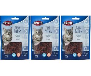 TRIXIE Snack Premio Tuna Bites, 50 g, Gato (Paquete de 3)