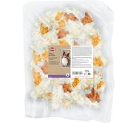 TRIXIE - Snacks Naturales para Perros de Piel de Conejo con Pelo (500 g) - Mordedor 100% Natural e Hipoalergénico - Desparasitante Intestinal y Limpieza Dental - Premios sin Aditivos para Masticar