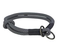 TRIXIE Soft Rope Collar Educación L:50cm/ø10mm Negro/Gris