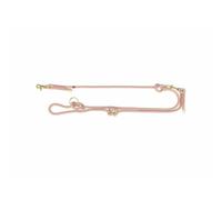 TRIXIE Soft Rope Ramal, XS-S, Rosa/Rosa Claro | Tejido suave - para perros pequeños, 3 posiciones de longitud ajustable para un uso flexible, acabado resistente