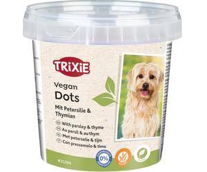 TRIXIE Soft Snack Dots - Premios Monoproteicos con Ajo y Tomillo para Perros, 200 g, Snack Saludable para el Sistema Inmunitario, Sin Gluten y Sin Azúcar, Ideal para Perros con Alergias