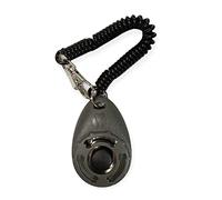 TRIXIE Sporting - Clicker para Adiestramiento con Sujeción de Muñeca, Tono de Señal Constante, Espiral Elástica Extensible, Ideal para Agility y Educación en Positivo, Colores Surtidos