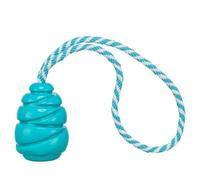 TRIXIE Super Strong Jumper con Cuerda para Perros - TPR - Teal, 35 cm