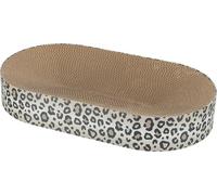 Trixie Tabla rascadora Leo de cartón, 63 × 10 × 35 cm, Juguete rascador con Hierba gatera - 48034