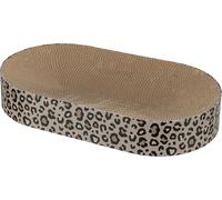 Trixie Tabla rascadora Leo de cartón, 63 × 10 × 35 cm, Juguete rascador con Hierba gatera - 48035