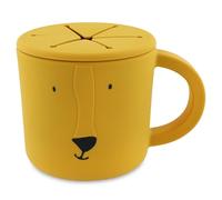 Trixie Taza de silicona para aperitivos Mr Lion - 100% silicona de grado alimenticio para niños pequeños - Diseño duradero, suave y a prueba de derrames para un fácil aperitivo - perfecto para llevar
