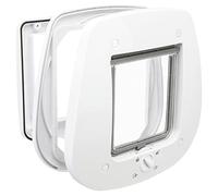 TRIXIE Trampilla 4 Opciones, Puertas Cristal para Perros