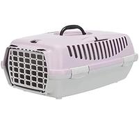 Trixie capri transportín con asa gris y malva para mascotas