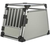 TRIXIE Transportín de Aluminio para Perros - Talla M - 56 × 61 × 74 cm