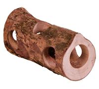 TRIXIE Túnel tubular Natural Living, madera de corteza, ø 7 × 30 cm, 6131, materiales 100% naturales, sin canales de resina