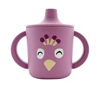 Trixie Vaso de silicona para bebé, para aprender a beber, para niños y | Taza suave y primera taza para niños a partir de 4 meses, antideslizante, abierta, de silicona flexible