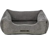 Trixie Vital Lennox 371300 - Cama para Perros (Chenilla, Rectangular, ortopédica, 60 x 50 cm, con Espuma viscoelástica para Efecto Memoria, 60 x 50 cm), Color Gris