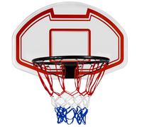 Trizand 24335 - Canasta de baloncesto para exteriores con pared trasera de 73 x 49 cm, diámetro de llanta para manivela de baloncesto de 45 cm, para exteriores para niños y adultos