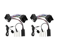 Trjgtas 2 cables auxiliares Bluetooth 5.0 para coche, micrófono, manos libres, adaptador de llamadas gratuitas para C2, C5, RD4