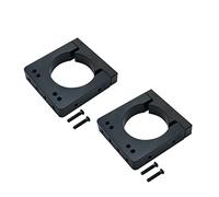 Trjgtas 2 piezas máquina para grabar CNC Diámetro 65 mm Dispositivo Motor Mandril Soporte Base de Montaje Soporte en Aluminio (65 mm)