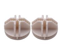 Trjgtas 40 piezas de conector de cubo de rejilla conectores de ABS para estantes de almacenamiento de cubos de alambre (blanco)