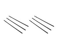 Trjgtas 6 varillas de limpieza de flauta de plástico para clarinete y flauta