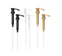 Trjgtas Dispensador de bomba de jarabe de café, bomba de jarabe de 6 piezas para botella de jarabe de 750 ml/25,4 oz, bombas de un 3 colores para botella de jarabe de café