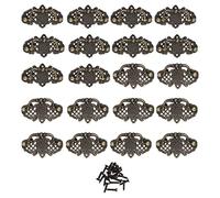 Trjgtas Paquete de 20 pomos de armario de cocina vintage para muebles tiradores de cajón para dormitorio, bronce antiguo