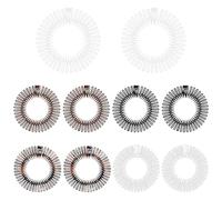 TRKETK 10 Piezas Diadema Elástica Peines de Estiramiento Circular Completo Peines Circulares Flexibles a la Moda en Plástico Antiroturas Diadema Deportiva para Mujeres Arregla el Cabello Suelto