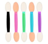 TRKETK 100 Piezas Aplicador de Sombra de Ojos, Cepillo de Sombra de Ojos Desechable Aplicador de Esponja de Doble Cara Cepillo Maquillaje Esponja Cepillo de Sombra de Ojos para Damas Niñas(Multicolor)