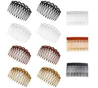 TRKETK 11 Piezas Peinetas Para El Pelo Peines Trenzados De Lateral Francés Clásico Lateral Clip Peine Peines de Plástico Para Accesorios de Pelo Fino de Mujer Accesorios de Peluquería