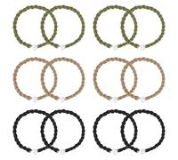 TRKETK 12 Piezas Correas para Botas, Correas Elásticas para Botas Ligas con Ganchos de Metal Correas Lazos para Las Piernas Correas para Botas para Senderismo Eescalada Aacampada