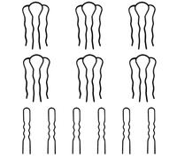 TRKETK 12 Piezas Peinetas Para el Pelo Peine Lateral Peine Lateral del Pelo del Metal Forma de U Peinetas Accesorios de Herramientas de Peinado Adecuados para Mujeres y Niñas Muchos Peinados