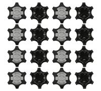 TRKETK 16 Piezas de Picos de Golf, Reemplazos de Picos de Golf Anti Deslizamiento Clavo para Zapato de Golf Zapatos de Golf con Clavos Fácil Instalación en Zapatos de Golf (Negro)
