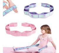 TRKETK 2 Piezas Bandas Elasticas Fitness, Banda Elastica Yoga Banda Elástica con Múltiples Bucles Banda Elástica para Ejercicios de Yoga Bandas Latinas de Resistencia para Pilates, Danza, Gimnasia