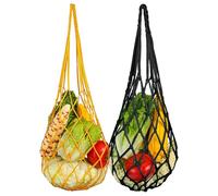 TRKETK 2 Piezas Comedero para Gallinas, Unidades de Red de Alimentación para Pollos para Colgar Útil Alimentador de Aves Colgante Diseñado para Gallinas Ponedoras y Aves (Negro y Amarillo)