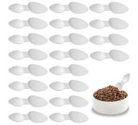 TRKETK 20 Piezas Cucharas Medidoras De Doble Cara Cucharas de Plástico Reutilizables para Cocinar para Medicina Cereal en Polvo Leche en Polvo Café en Polvo Cucharas Medidoras Para El Hogar