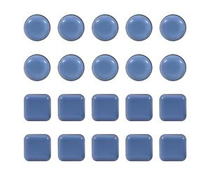 TRKETK 20 Piezas Deslizadores para Muebles Deslizadores Profesionales de Muebles Protectores de Piso Autoadhesivos Planeadores para Muebles para Mover Silla Mesa Sofá Armario Cama