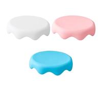 TRKETK 3 Piezas Fundas de Silicona para Vasos Diámetro Interior de 9 cm Reutilizables Tapas Herméticas Cubierta de Tapas de Antipolvo Antidroga para Café Jarra Cerveza Copa Vino Cerámica y Vasos