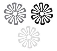 TRKETK 3 Piezas Resistentes al Calor Posavasos de Silicona Mesa Engrosados en Forma de Flor Resistente al Calor Antideslizante Salvamanteles de Multiusos para Sartenes Tetera Ollas Posavasos