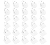 TRKETK 30 Piezas Ganchos Adhesivos Pared Autoadhesivos Ganchos Adhesivos Invisibles Colgar Facil Cuadros Sin Taladrar para Fotos Pinturas Plato Marcos para Decoraciones de Pared Pósteres