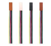 TRKETK 4 Piezas Marcadores de Libros Cinta Marcador De Cinta con 5 Cintas De Colores Cuero Sintético Marcapaginas para Libros BíBlicos Noveles Accesorios de Lectura