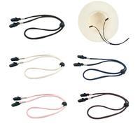 TRKETK 5 Piezas a Prueba de Viento Hatband Set con Clip Ajustable Desmontable Hatband con Hebilla de Bloqueo para Camping Senderismo Viajes Escalada y Otras Actividades al Aire Libre