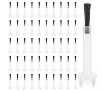 TRKETK 50 Piezas Kit de Pinceles de Repuesto para Uñas, Cepillo De Cerdas Suaves Para Esmalte De Uñas Juego De Cepillos Para Esmalte De Uñas Cepillo de Cerdas Finas y Suaves para Salón de Belleza