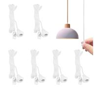 TRKETK 6 Piezas Cord Light Switch Bathroom Light Pull Cord, Cable de Tracción de Luz de Baño Replacement Cord Pull for Ceiling Switch Cable de Repuesto Interruptor de Luz de 1,5 m Switch Replacement