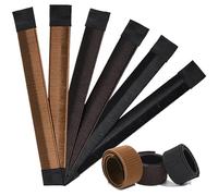 TRKETK 6 piezas de moldeador de moño de pelo, rápido y fácil, para hacer moños franceses, banda de broche de presión, herramienta de peinado, accesorio de ayuda de belleza para hacer estilos de ballet
