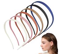 TRKETK 6 Piezas Diademas Sin Dolor de Cabeza para Personas con Gafas, Bandas Flexibles Antideslizantes con Dientes Diademas Flexibles Sin Estampado Ideal para Uso Diario (Multicolor)